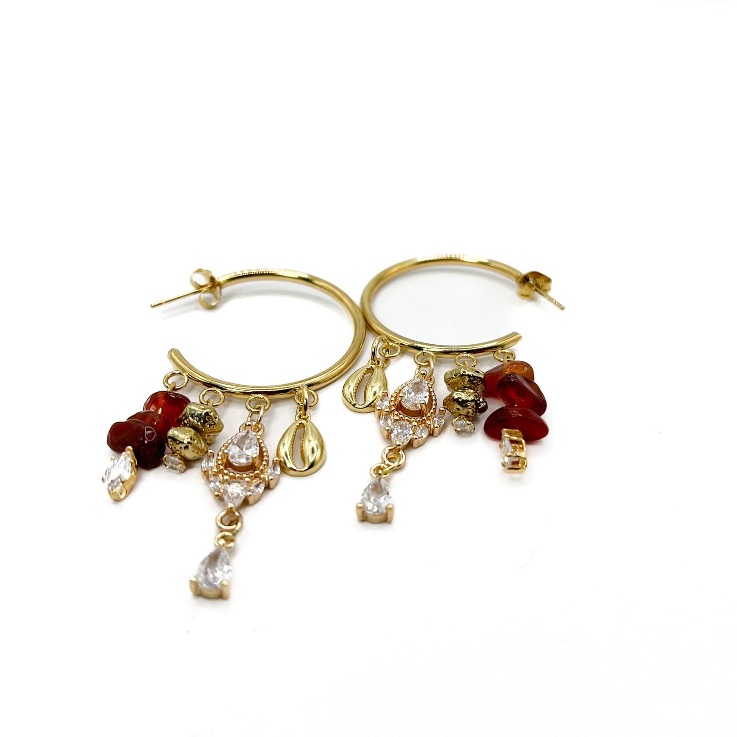 Red Carnelian earrings