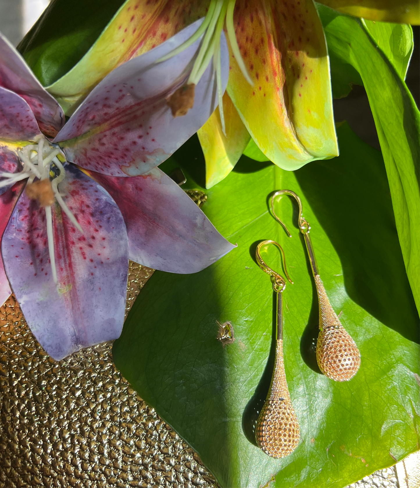 Golden Drip earrings