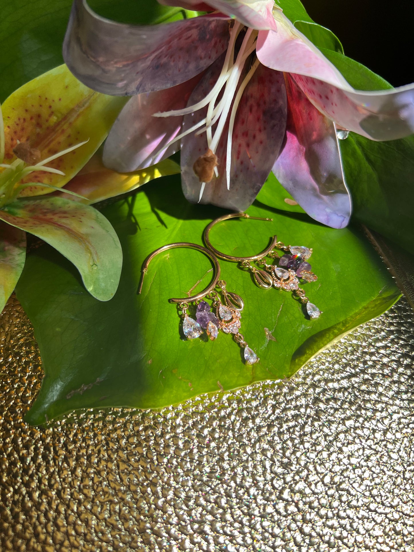 Amethyst earrings