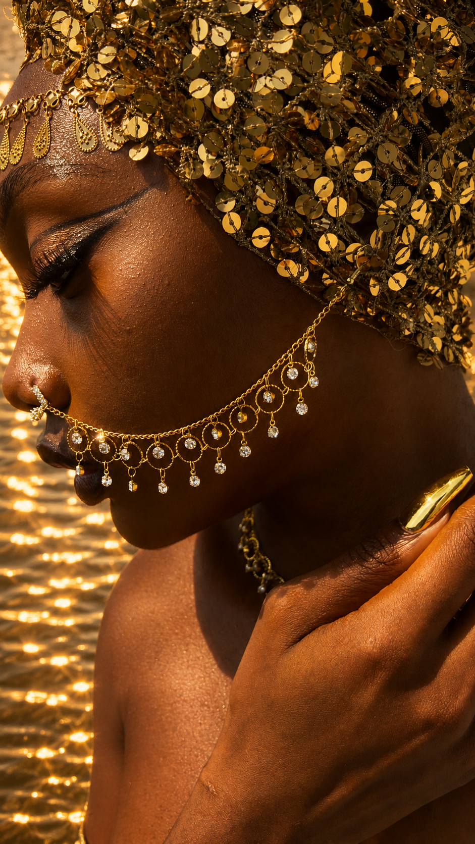 Nose rings and nose chains