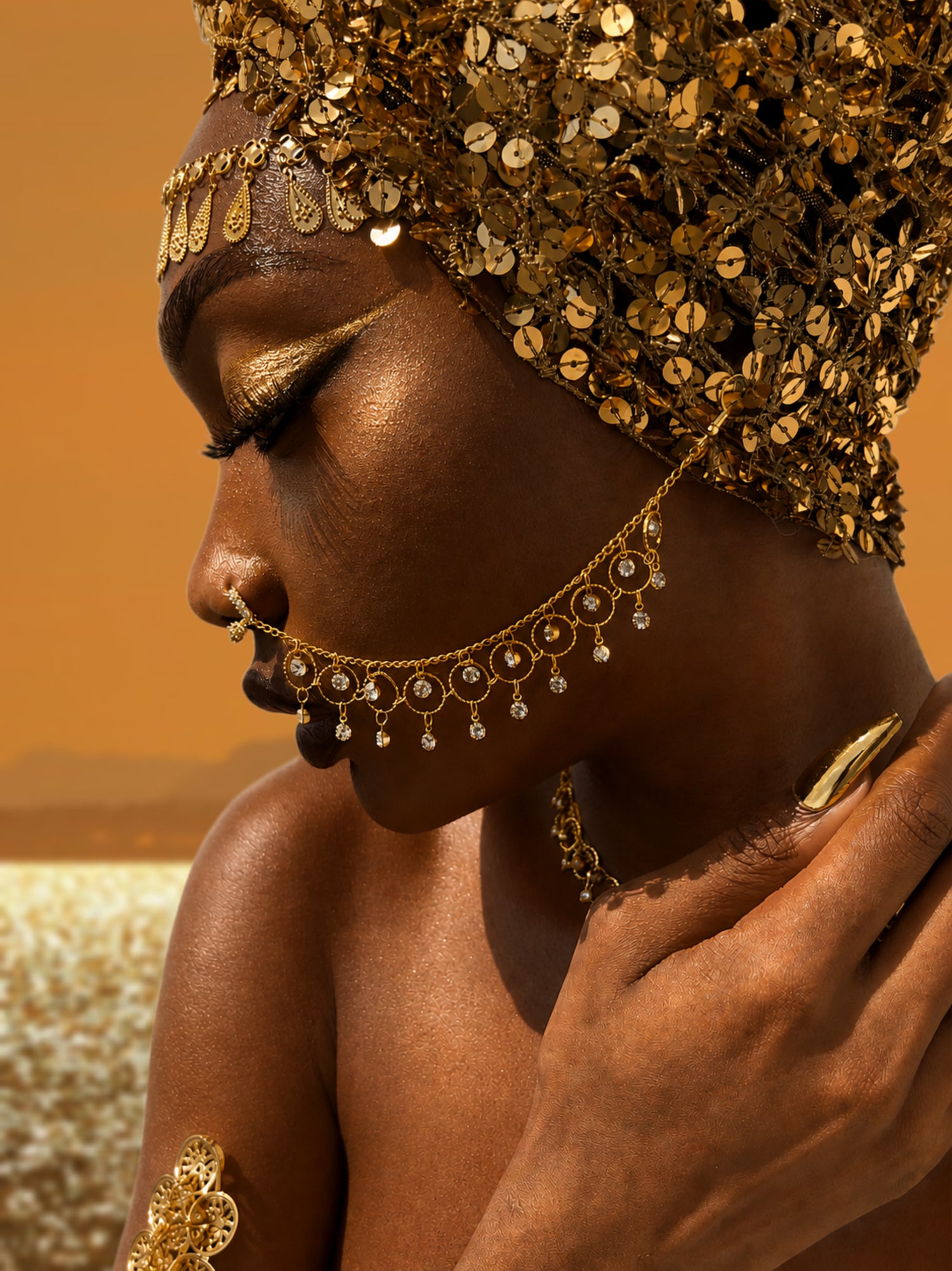 Nose rings and nose chains