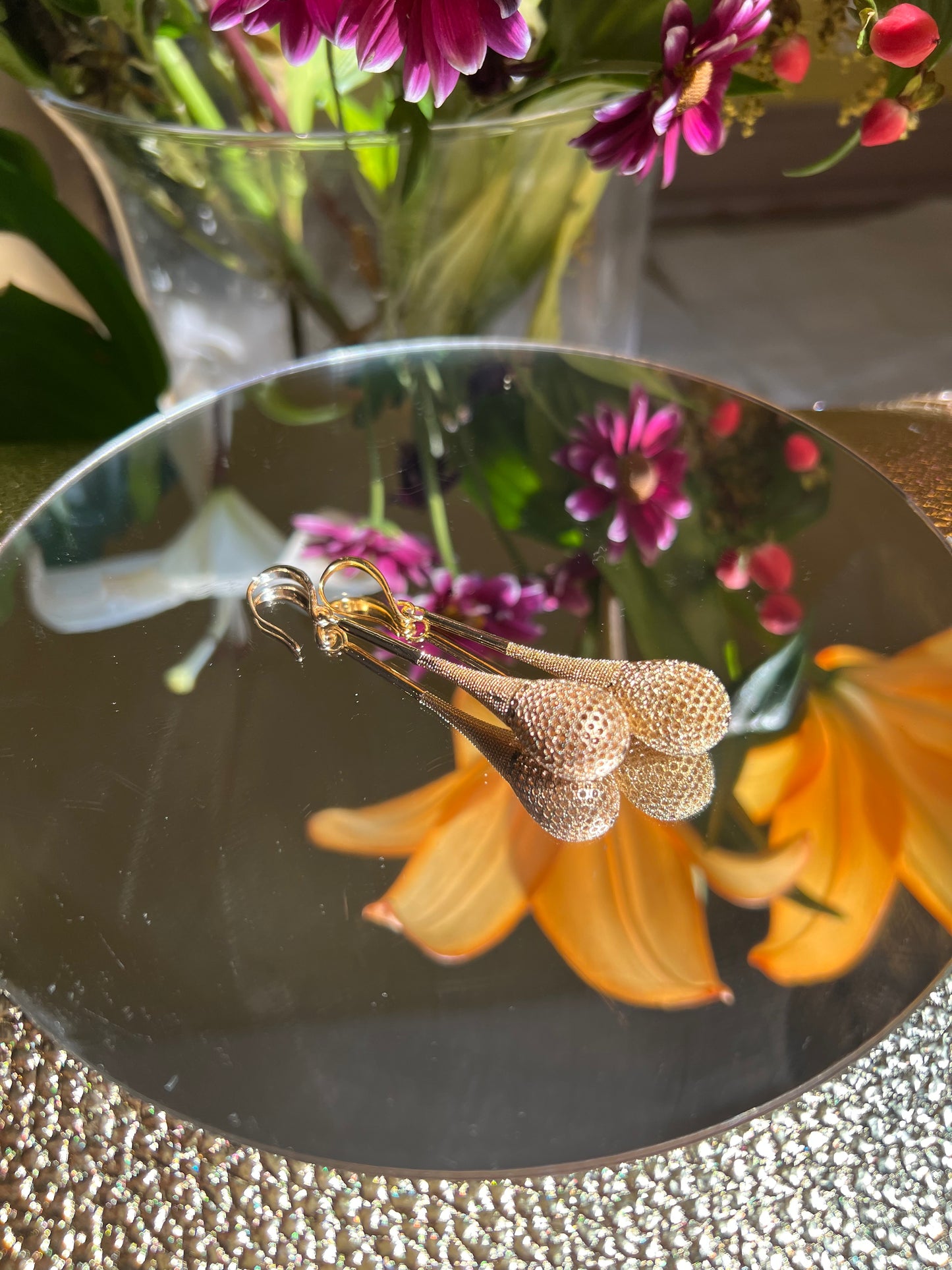 Golden Drip earrings