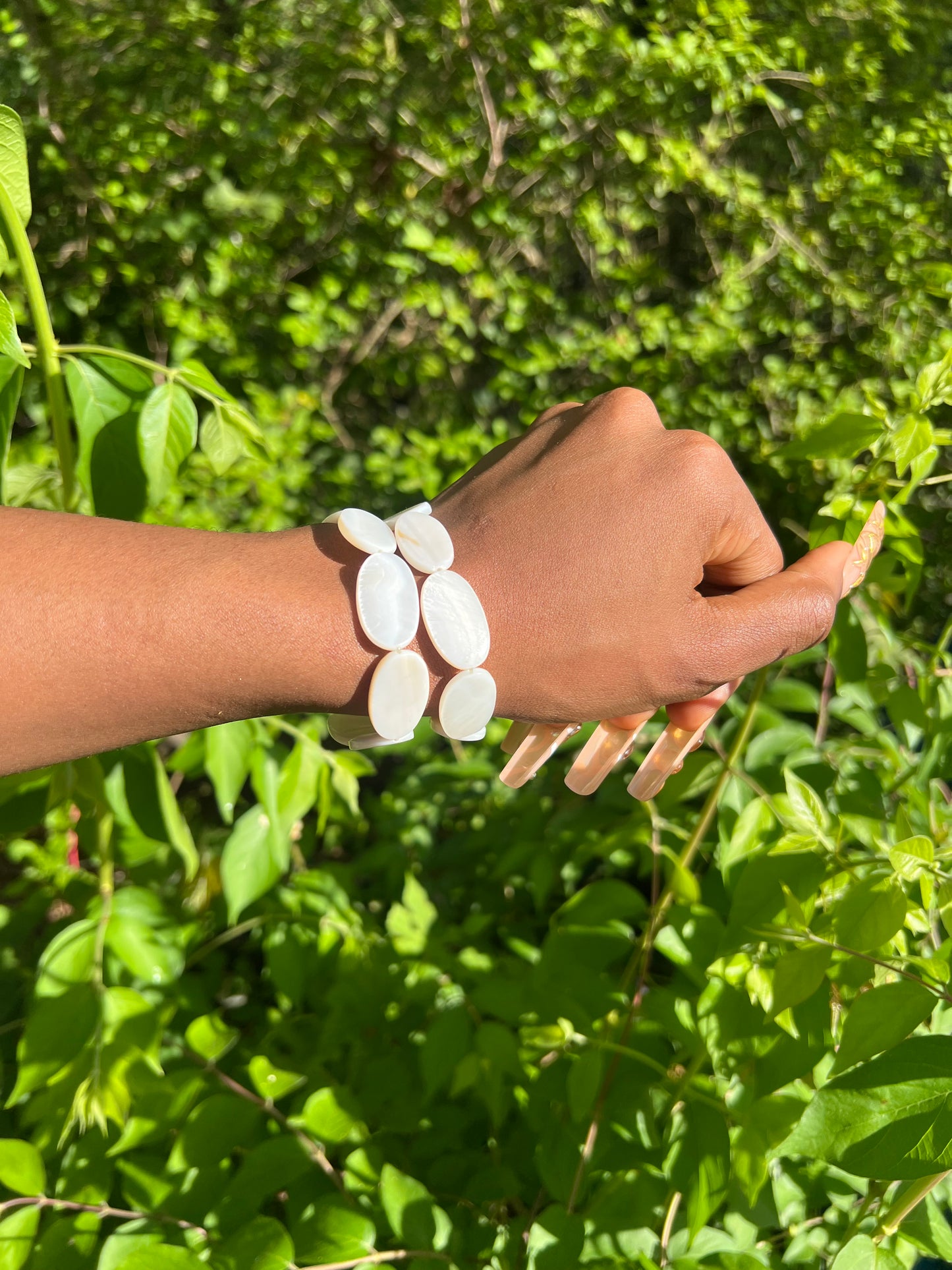 Oval Mother of Pearl Bracelet