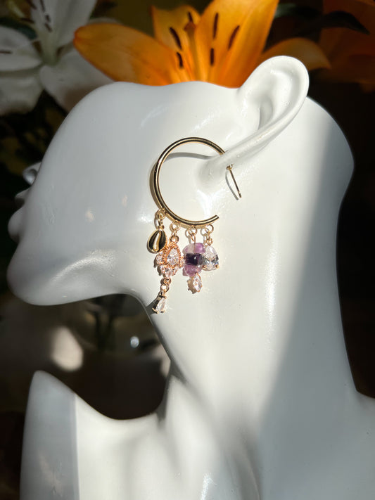 Amethyst earrings