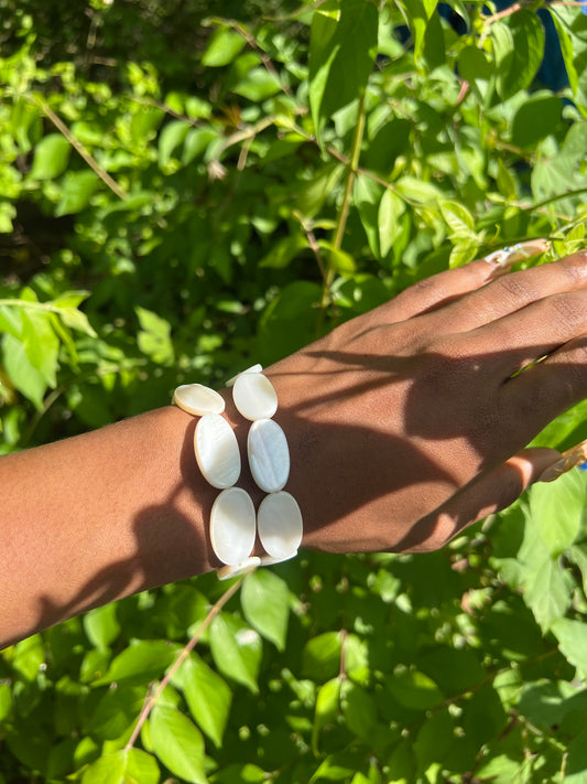 Oval Mother of Pearl Bracelet