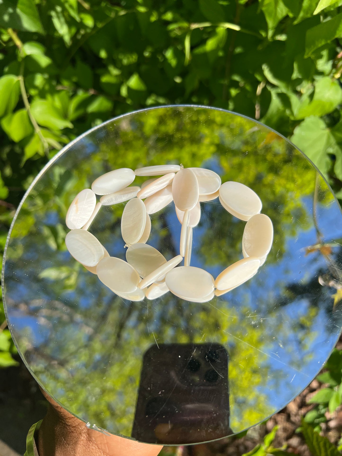 Oval Mother of Pearl Bracelet