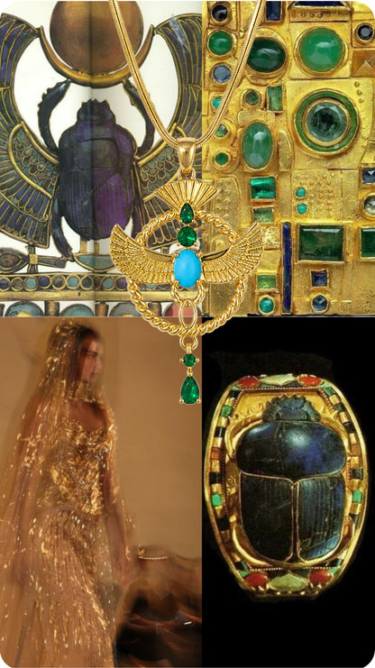 Scarab jewel Necklace