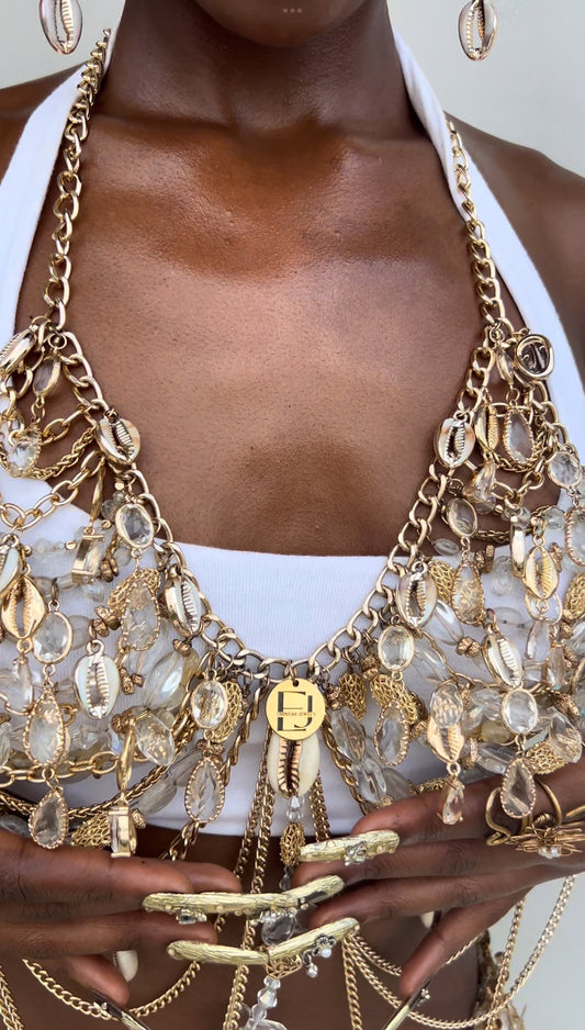 Nubian cowrie drip